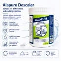 Alapure Entkalker geeignet für Neff 00312524 / 00312330 für Geschirrspüler und Waschmaschinen - Pulverform