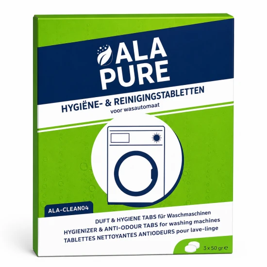Alapure Reiniger und Geruchserfrischer geeignet für WPRO AFR301 / 484000001180 / 484000008427 / Powerfresh für Waschmaschinen / DAFR108