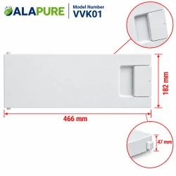 Alapure Gefrierschranktür passend für Neff 00447344 / 447344