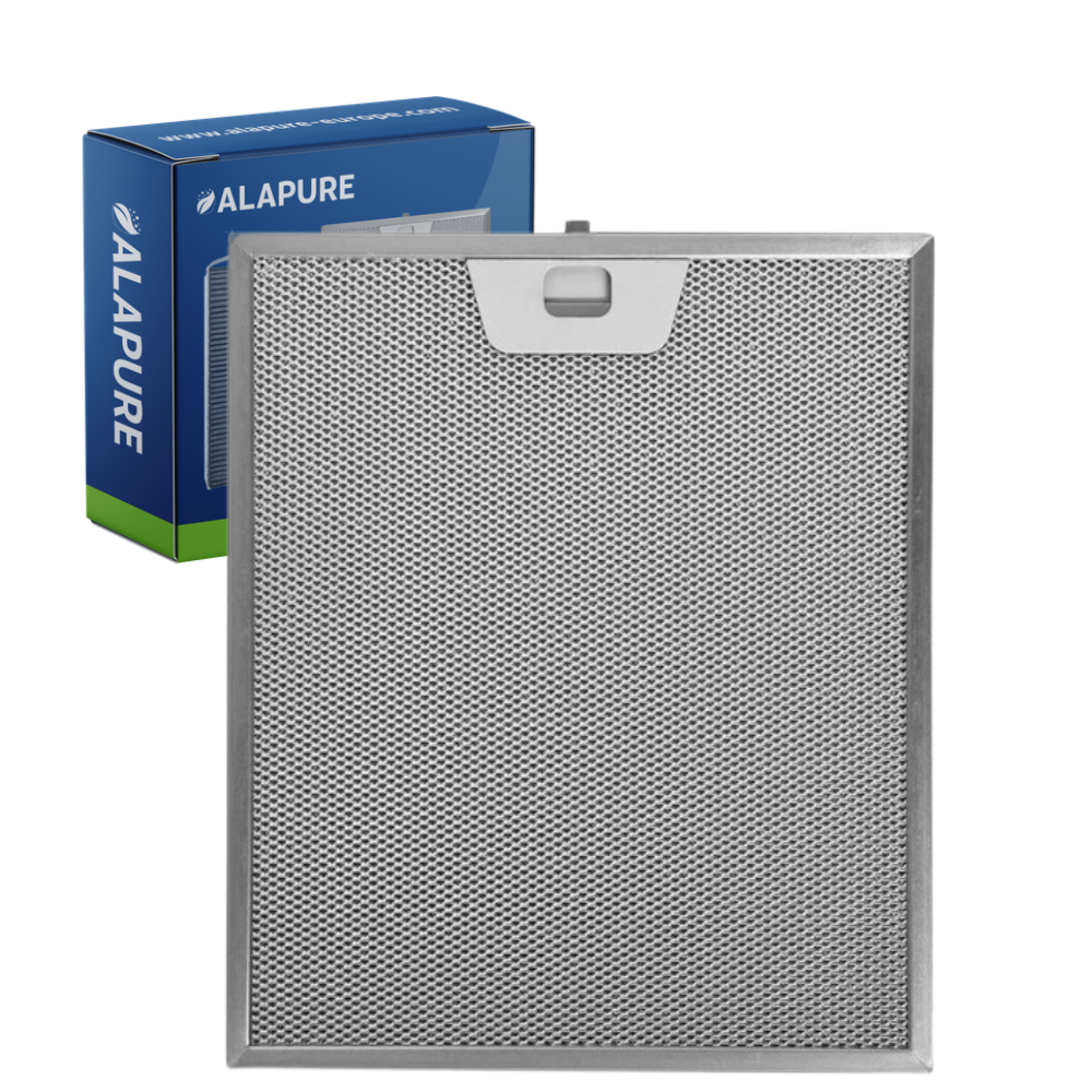 Alapure Metallfilter geeignet für Hotpoint-Ariston C00059594 / 482000027080 300x253x7mm