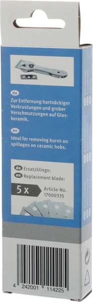 Bosch Glasschaber für Glaskeramik-Kochfelder 17000334