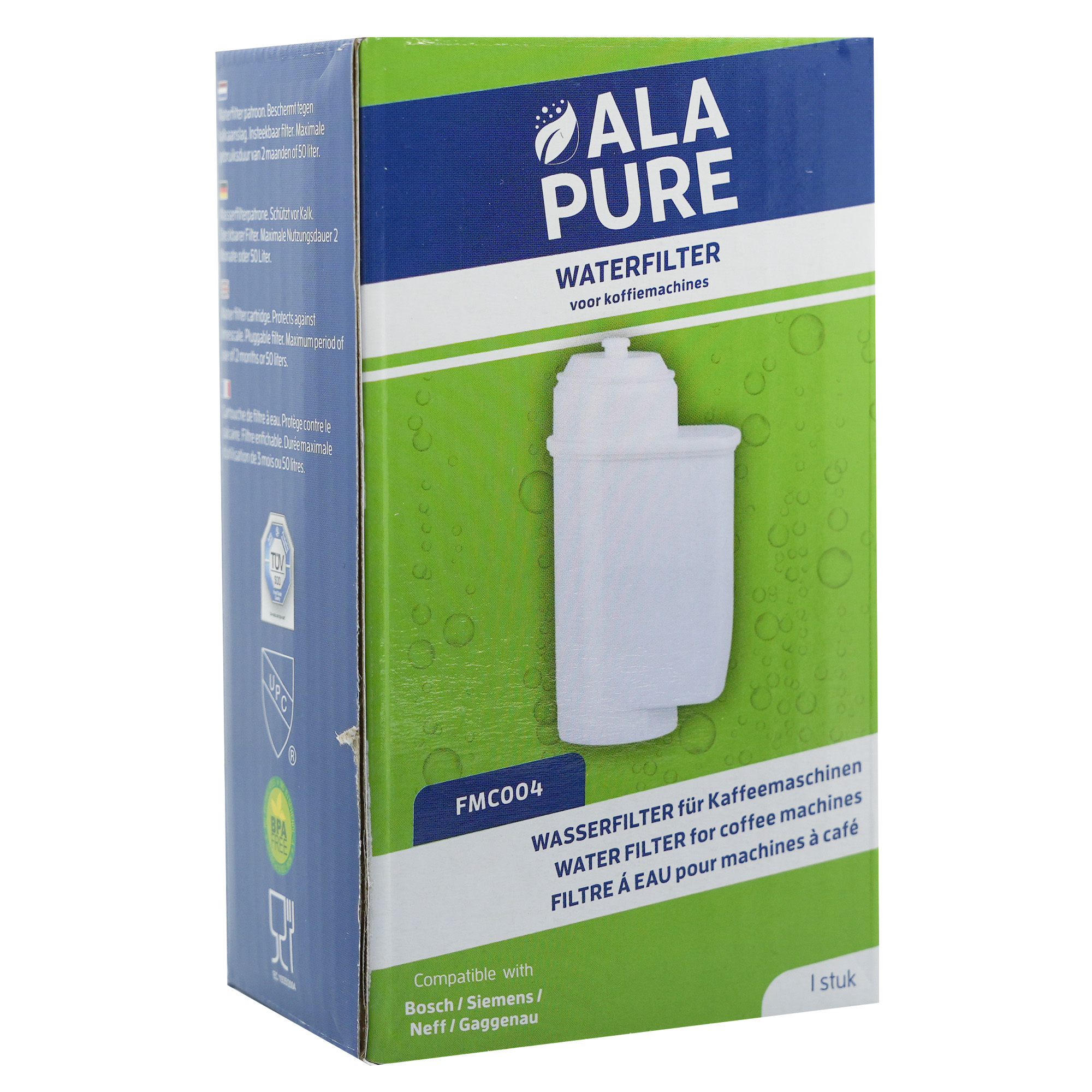 Alapure FMC004 Kompatibel mit Brita Wasserfilter Intenza
