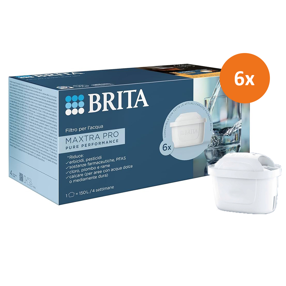 BRITA MAXTRA PRO PURE PERFORMANCE Wasserfilter 6er-Pack - filtert PFAS
