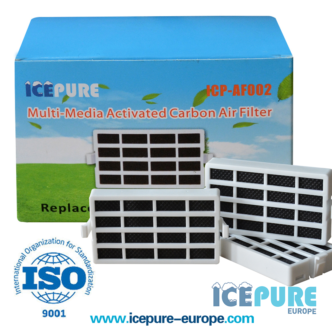 Alapure Luftfilter Passend Für Bauknecht Microban HYG001 / 481248048173 (3 St.)