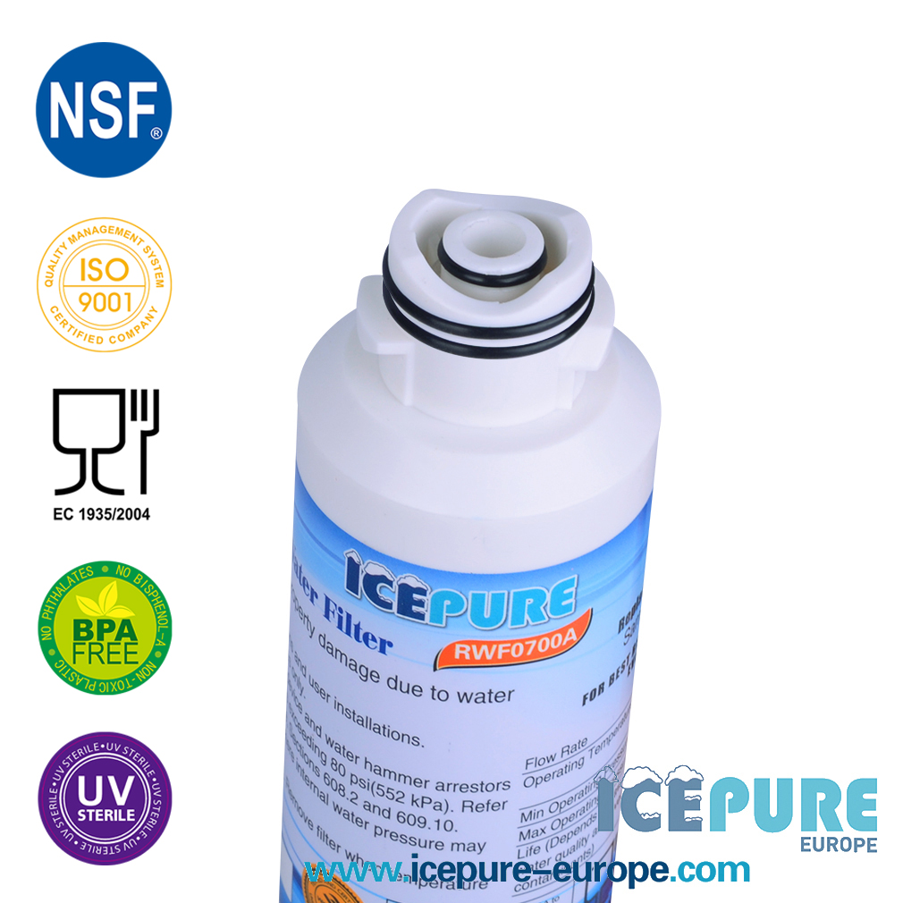 Alapure Wasserfilter Geeignet Für Samsung DA29-00020B Doppelter O-Ring