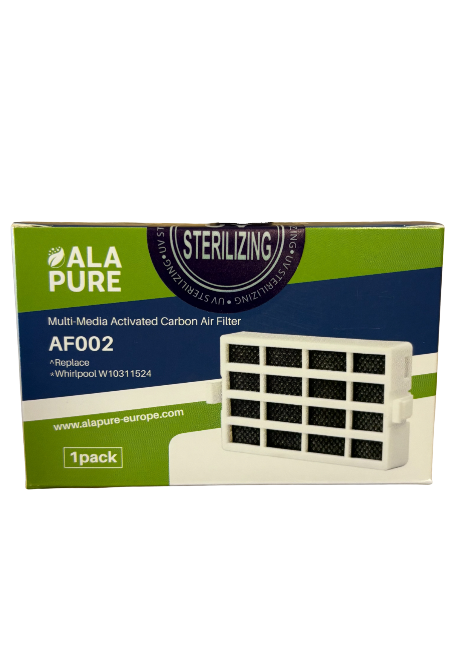 Alapure Luftfilter passend für Whirlpool Microban ANT001 / 481248048172