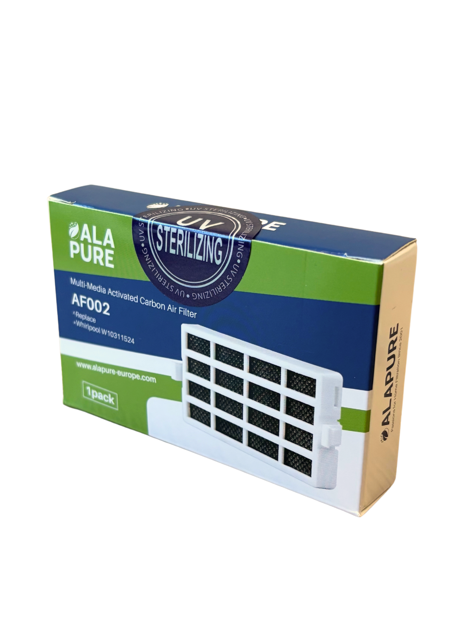 Alapure Luftfilter passend für Whirlpool Microban ANT001 / 481248048172