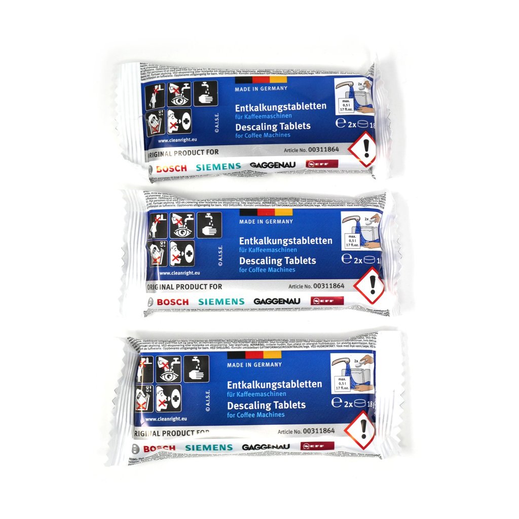 Neff Entkalkungstabletten 00311864 / 311556 / TCZ6002 / TZ60002 / 311864