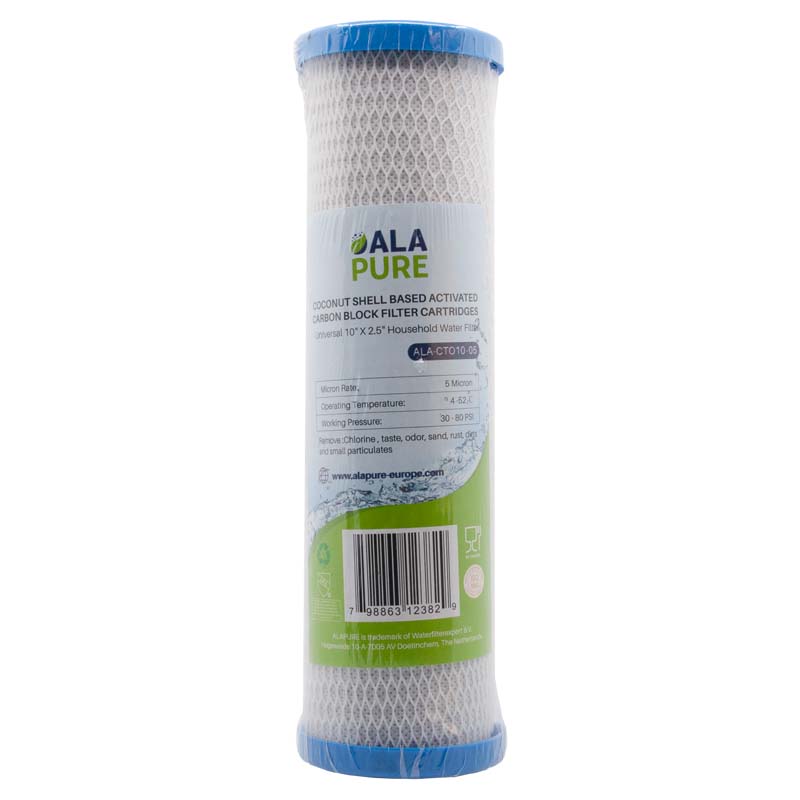 Alapure Aktivkohlefilter Kohlenstoffblock ALA-CTO10-05