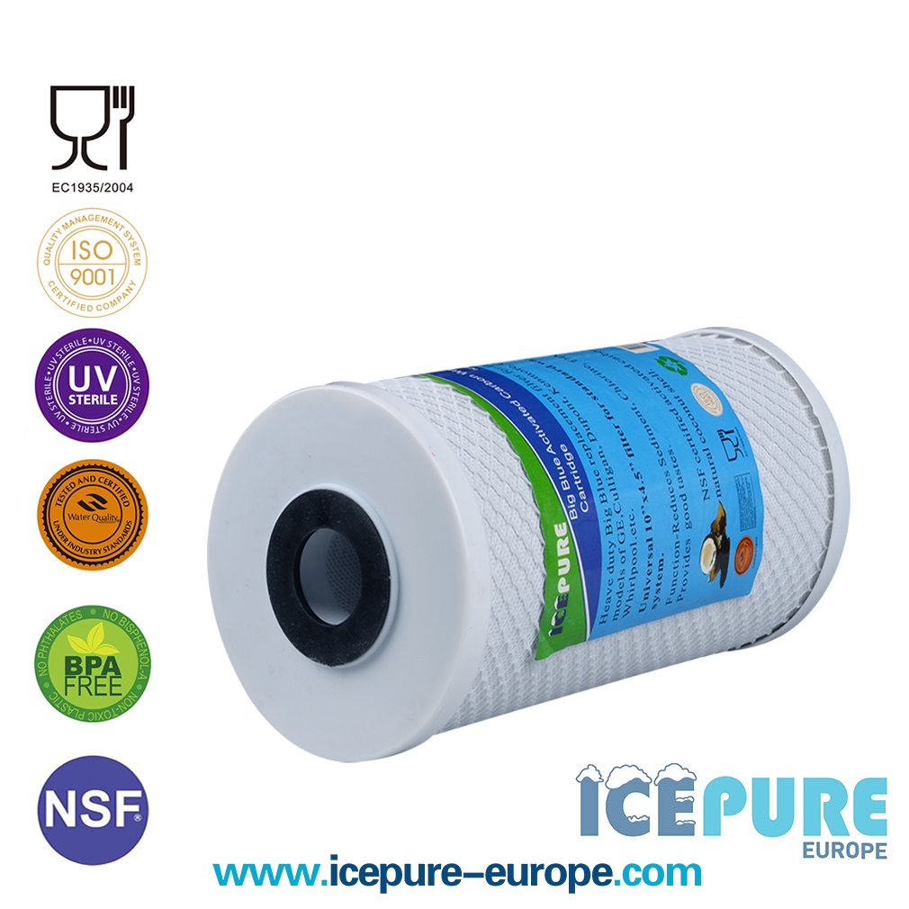 Alapure 10 Zoll Großer Blauer Kohlefilter - Kohleblock Ala-CTO10BB
