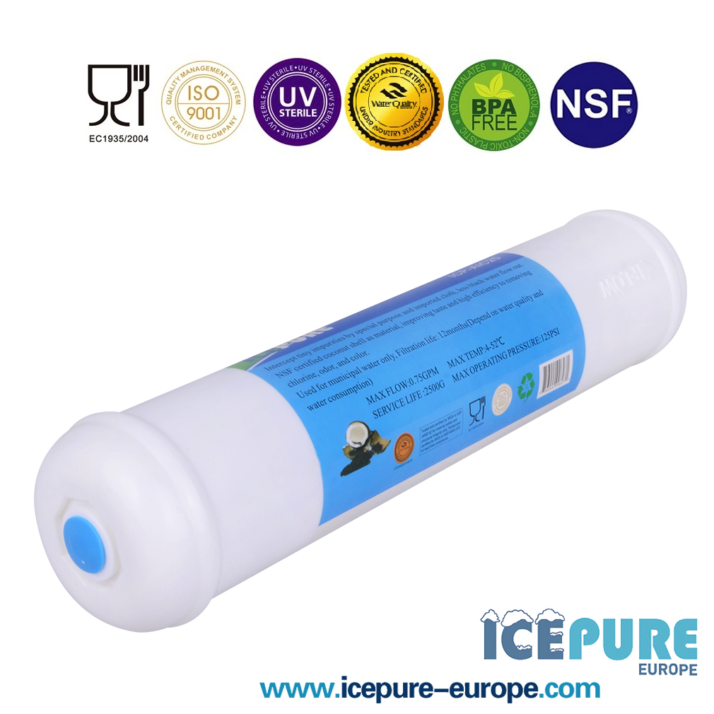 Alapure Inline-Kohle-Wasserfilter BIG ALA-AIC25