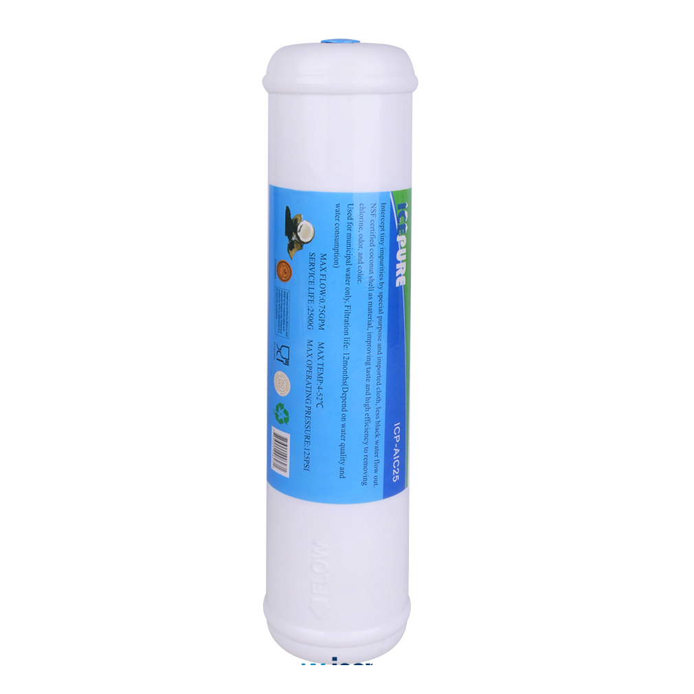 Alapure Inline-Kohle-Wasserfilter BIG ALA-AIC25