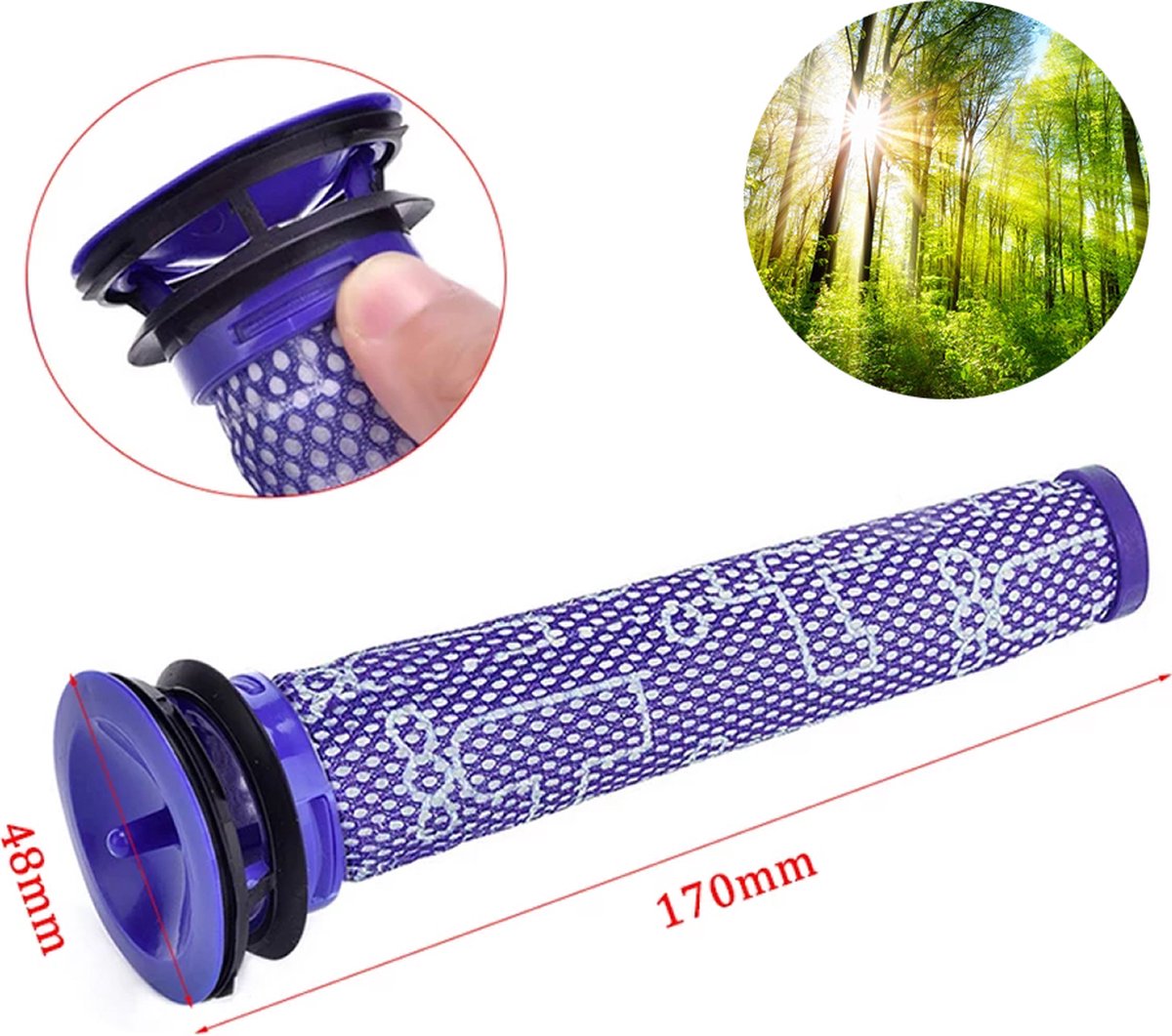 Alapure Vorfilter geeignet für Dyson V6 / V7 / V8 965661-01
