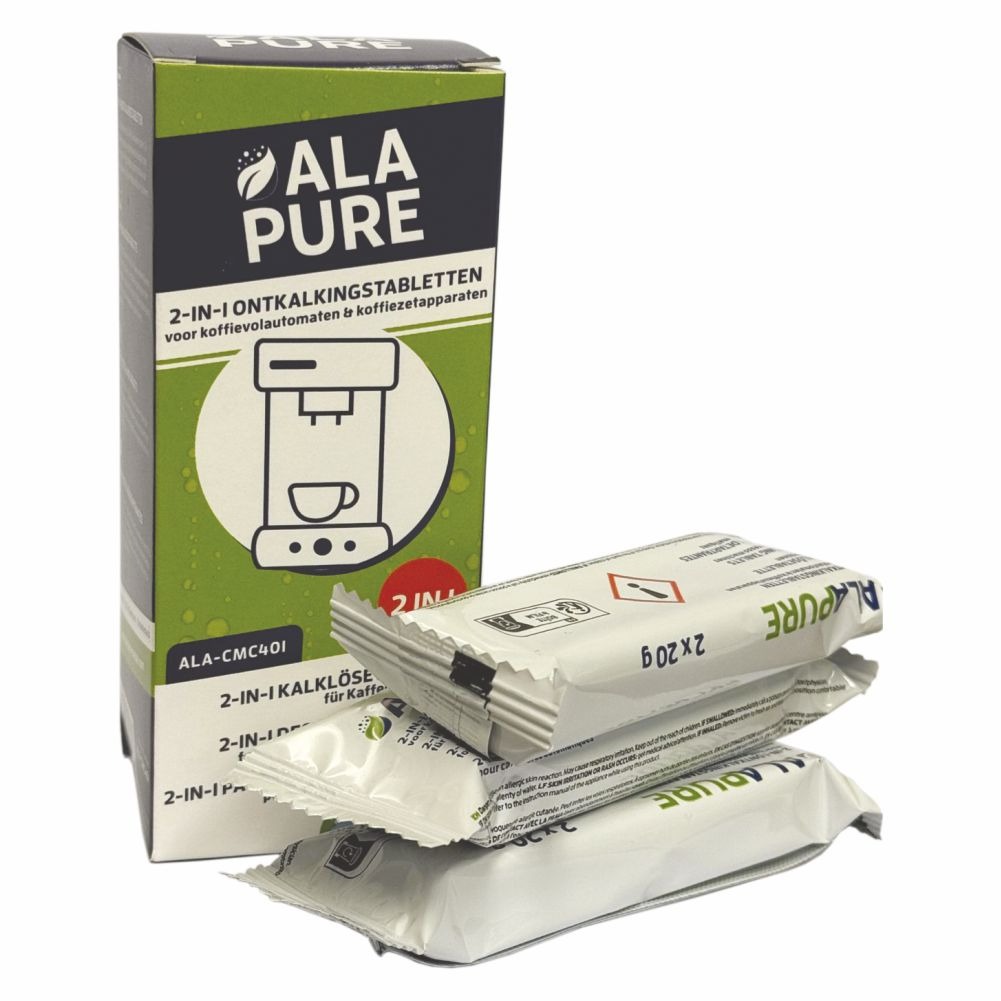 Alapure Universal 2-in-1 Entkalkungstabletten ALA-CMC401 (6x20gr)